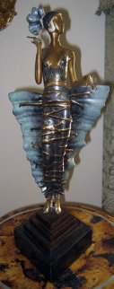 Femme Fatale Bronze Sculpture 1988 20 in Sculpture - Erte Femme Fatale Bronze Sculpture 1988 20 in Sculpture - Erte