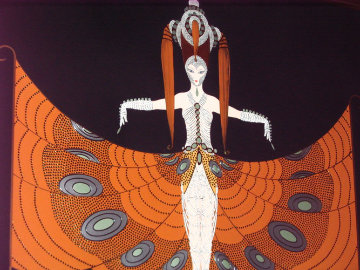 Hindu Princess 1987 Limited Edition Print - Erte Hindu Princess 1987 Limited Edition Print - Erte