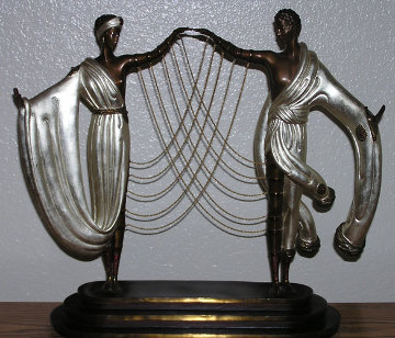 Wedding Bronze Sculpture 1986 Sculpture - Erte Wedding Bronze Sculpture 1986 Sculpture - Erte