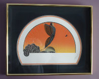 Sunrise/Moonglow Suite of 2 1984 Limited Edition Print by Erte - 1 Sunrise/Moonglow Suite of 2 1984 Limited Edition Print by Erte - 1