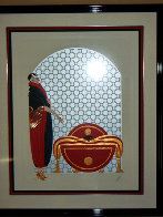 Emerald Eyes 1985 Limited Edition Print by Erte - 1 Emerald Eyes 1985 Limited Edition Print by Erte - 1