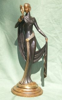 Le Masque Bronze Sculpture 1986 18 in Sculpture - Erte Le Masque Bronze Sculpture 1986 18 in Sculpture - Erte