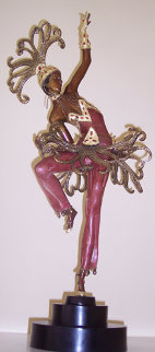Fire Dancer Bronze Sculpture 1989 Sculpture -  Erte
