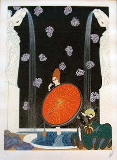 Bath of the Marquise 1980 Limited Edition Print by Erte Bath of the Marquise 1980 Limited Edition Print by Erte
