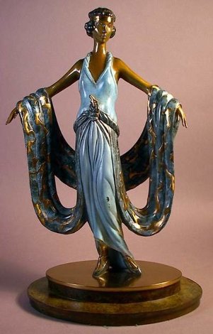 Gala Bronze Sculpture 1983 14 in Sculpture -  Erte