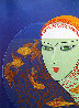 Fish Bowl 1977 Limited Edition Print by Erte - 0 Fish Bowl 1977 Limited Edition Print by Erte - 0