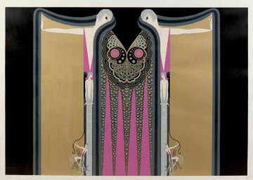 Twin Sisters 1982 Limited Edition Print - Erte Twin Sisters 1982 Limited Edition Print - Erte