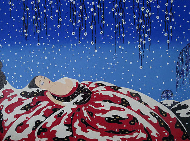 Sleeping Beauty 1983 Limited Edition Print by  Erte