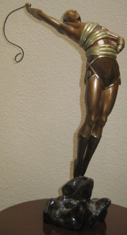 Le Danseur Bronze Sculpture 1982 19 in Sculpture -  Erte