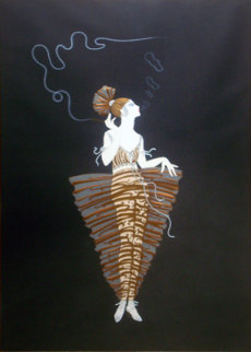 Contessa 1984 Limited Edition Print - Erte Contessa 1984 Limited Edition Print - Erte
