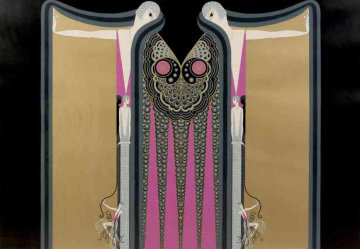 Twin Sisters - Huge Limited Edition Print - Erte Twin Sisters - Huge Limited Edition Print - Erte