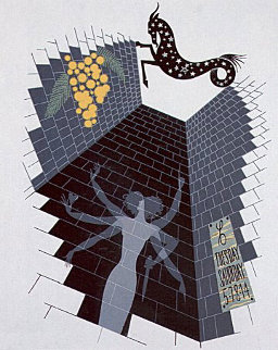 Zodiac - Capricorn - 1982 Limited Edition Print - Erte Zodiac - Capricorn - 1982 Limited Edition Print - Erte