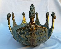 Ocean Bowl II Objets d'Arte Bronze Bowl Sculpture 1987 Sculpture by Erte - 0 Ocean Bowl II Objets d'Arte Bronze Bowl Sculpture 1987 Sculpture by Erte - 0