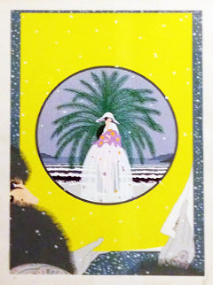 Riviera AP 1978 Limited Edition Print - Erte Riviera AP 1978 Limited Edition Print - Erte