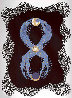 Numerals Suite of 10 1980 - Framed Limited Edition Print by  Erte - 8