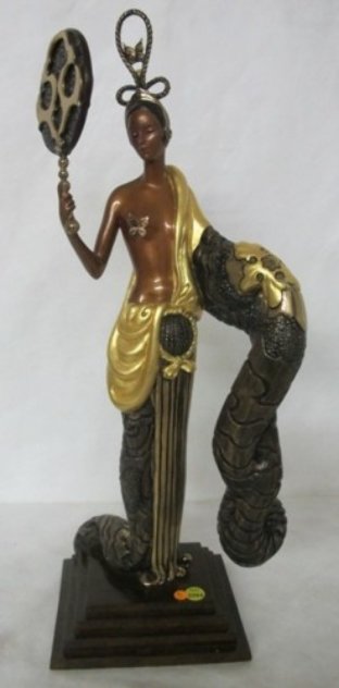 Bamboo Bronze Sculpture 1989 22 in Sculpture by  Erte