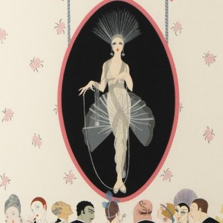 Portrait 1981 Limited Edition Print - Erte Portrait 1981 Limited Edition Print - Erte
