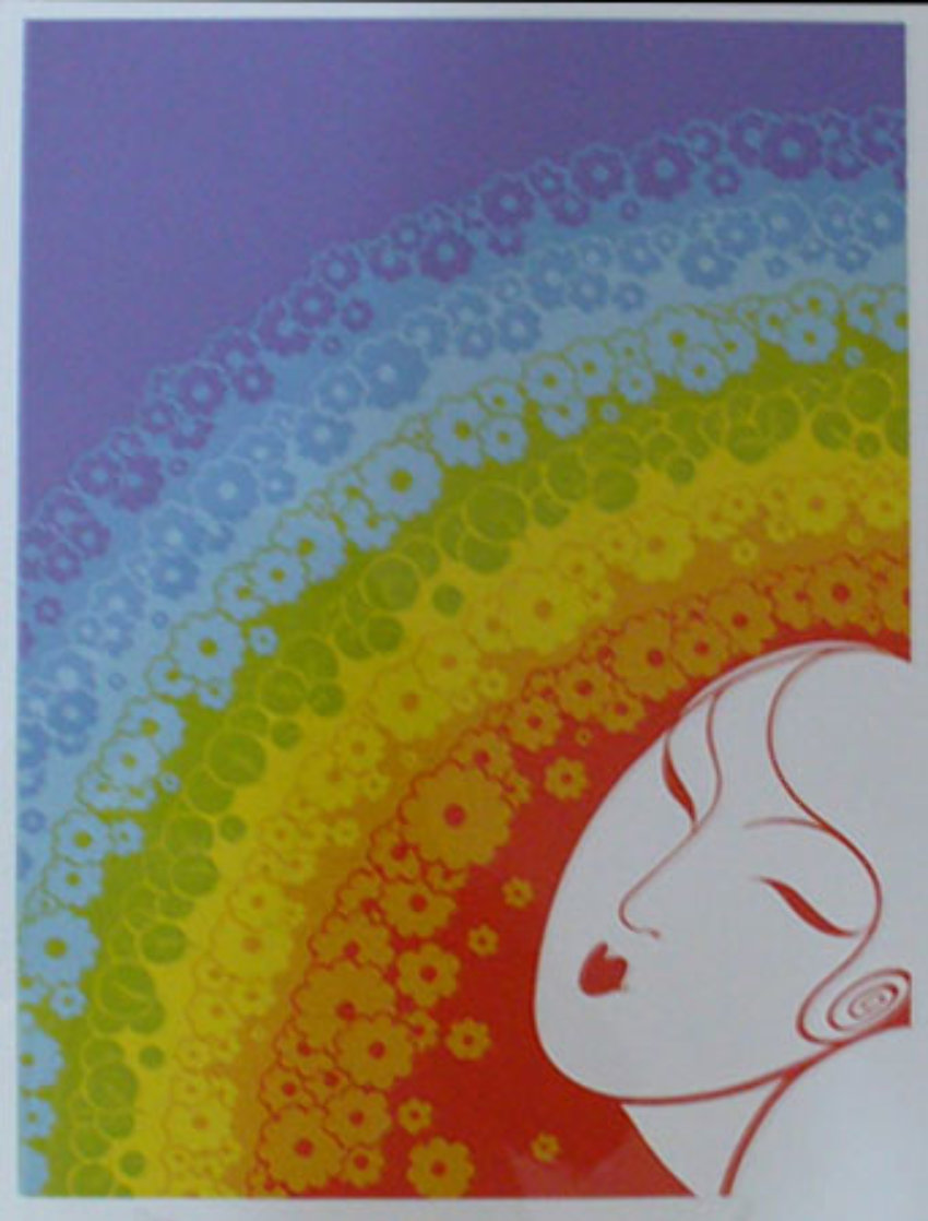 Rainbow in Blossom 1977 Limited Edition Print by Erte Rainbow in Blossom 1977 Limited Edition Print by Erte