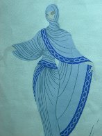 Aricie 1950 25x22 Original Painting by Erte - 1 Aricie 1950 25x22 Original Painting by Erte - 1