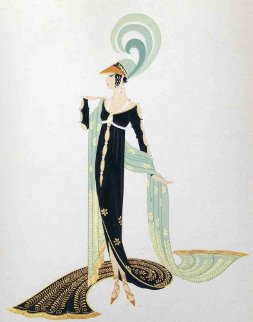 Directoire 1986 Limited Edition Print - Erte Directoire 1986 Limited Edition Print - Erte