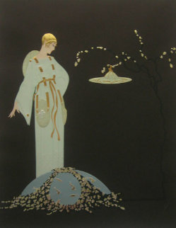 Moon Garden 1987 Limited Edition Print - Erte Moon Garden 1987 Limited Edition Print - Erte