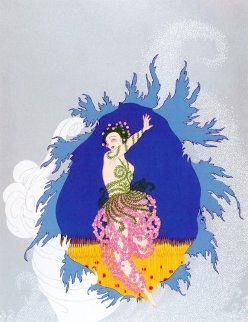 Coming of Spring AP 1982 Limited Edition Print -  Erte