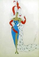 Order of the Bath 27x23 Original Painting by Erte - 0 Order of the Bath 27x23 Original Painting by Erte - 0