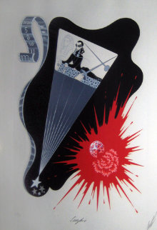 Zodiac Suite: Scorpio 1982 Limited Edition Print - Erte Zodiac Suite: Scorpio 1982 Limited Edition Print - Erte