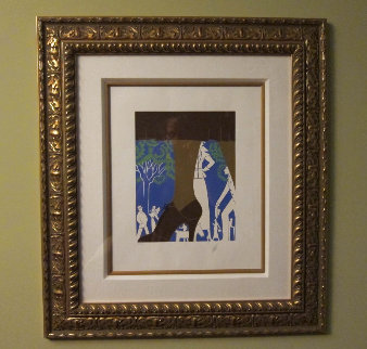 Brown Boot 1974 Limited Edition Print - Erte Brown Boot 1974 Limited Edition Print - Erte