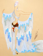 Water 1937 24x21 Original Painting by Erte - 0 Water 1937 24x21 Original Painting by Erte - 0