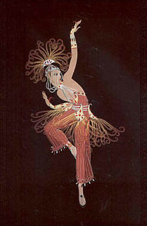 Firebird 1987 Limited Edition Print - Erte Firebird 1987 Limited Edition Print - Erte