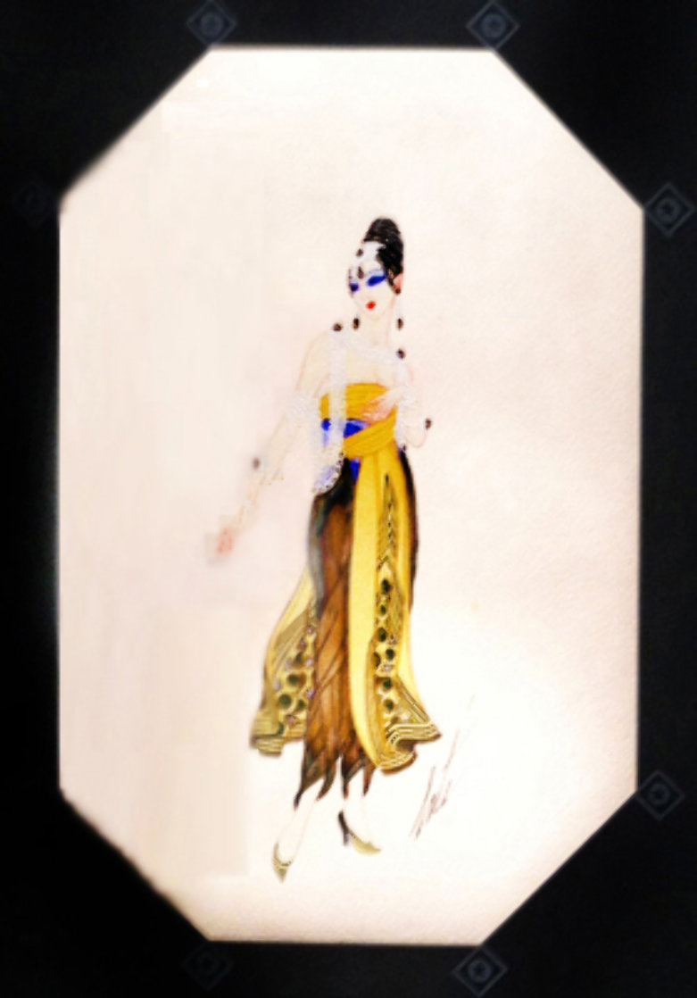 Bagdad - Le Hazein Moderne 1918 20x15 Original Painting by Erte Bagdad - Le Hazein Moderne 1918 20x15 Original Painting by Erte