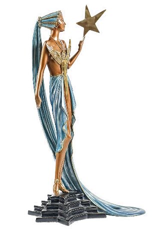 Astra Bronze Sculpture 1987 19 in Sculpture -  Erte