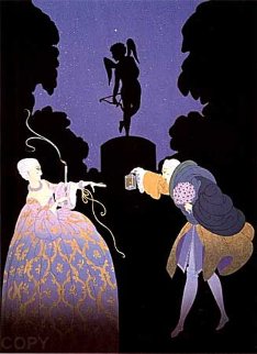 Rendezvous 1981 Limited Edition Print - Erte Rendezvous 1981 Limited Edition Print - Erte