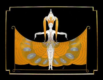 Hindu Princess 1987 Limited Edition Print - Erte Hindu Princess 1987 Limited Edition Print - Erte