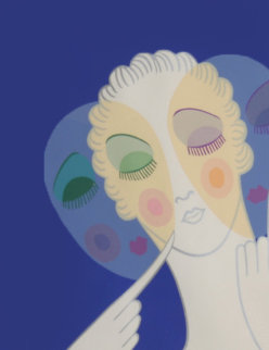 Three Faces 1974 Limited Edition Print -  Erte