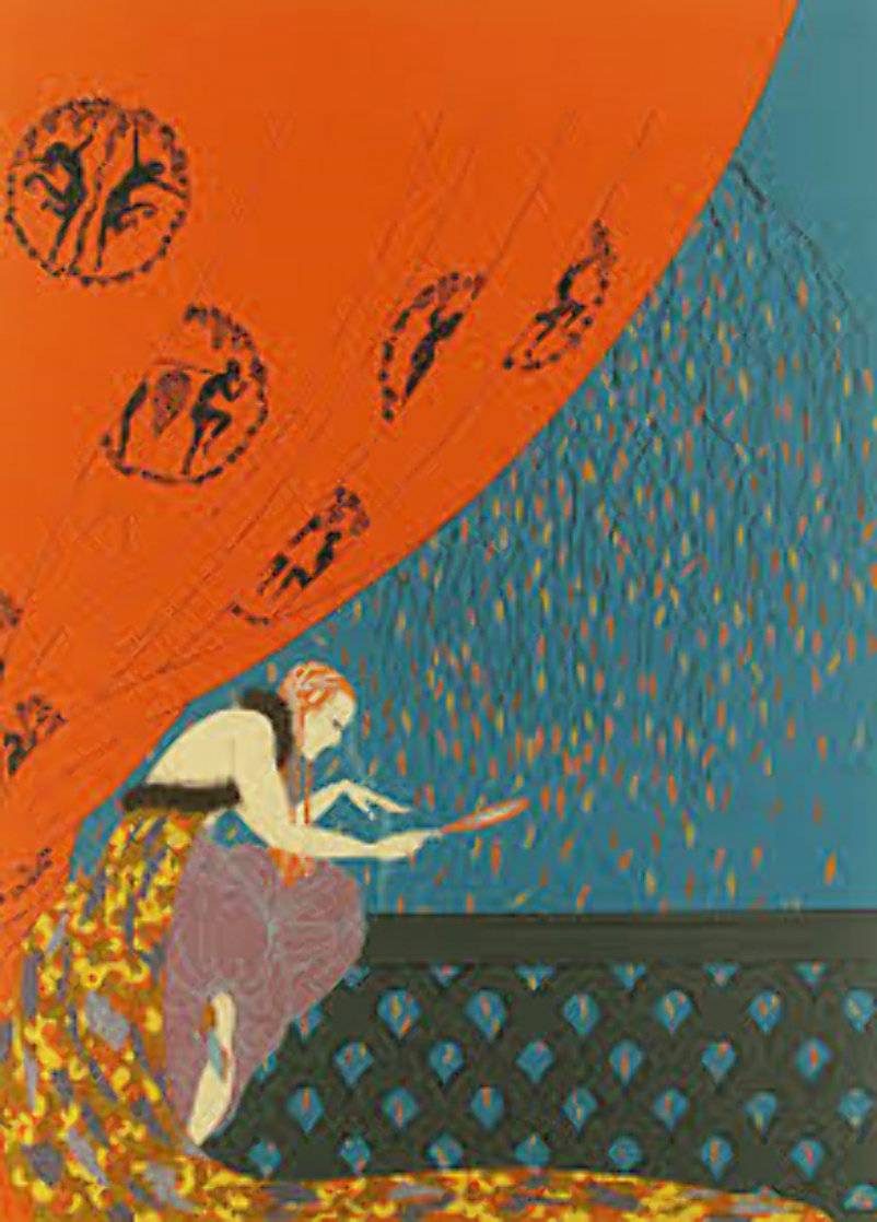 Fall 1979 Limited Edition Print by Erte Fall 1979 Limited Edition Print by Erte