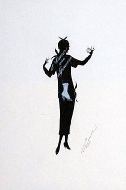Design For Harper's Bazaar 1925 15x11 Original Painting -  Erte
