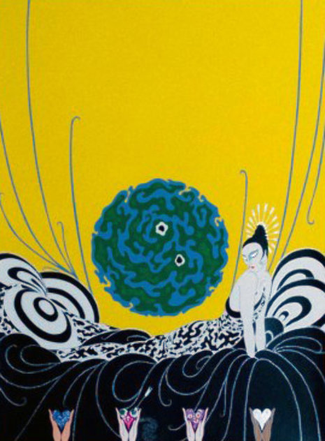 Selection of a Heart 1978 Limited Edition Print by  Erte