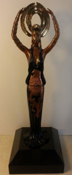 Triumph Bronze Sculpture 1987 Sculpture by Erte Triumph Bronze Sculpture 1987 Sculpture by Erte