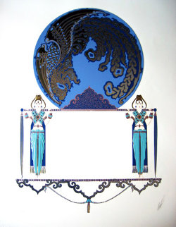 Blue Asia 1985 Limited Edition Print -  Erte