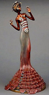 Fantasia Bronze Sculpture 1988 Sculpture - Erte Fantasia Bronze Sculpture 1988 Sculpture - Erte