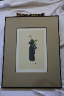 Blue Dress 1981 Limited Edition Print by Erte - 1 Blue Dress 1981 Limited Edition Print by Erte - 1
