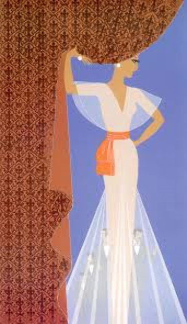 Curtain 1977 Limited Edition Print by  Erte