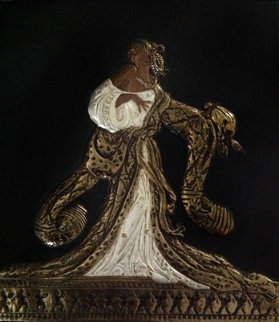 Rigoletto Bronze Bas Relief Sculpture 1988 18 in Sculpture - Erte Rigoletto Bronze Bas Relief Sculpture 1988 18 in Sculpture - Erte