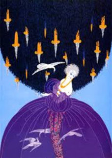 Freedom and Captivity 1982 Limited Edition Print - Erte Freedom and Captivity 1982 Limited Edition Print - Erte