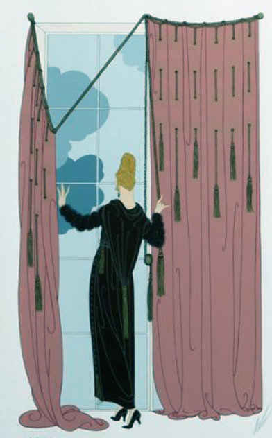 Cloudy Morning 1980 Limited Edition Print by  Erte