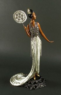 Fedora Bronze Sculpture 1989 Sculpture - Erte Fedora Bronze Sculpture 1989 Sculpture - Erte