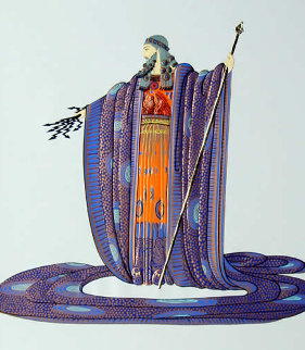 Hera And Zeus Suite of 2 Serigraphs 1983 Limited Edition Print - Erte Hera And Zeus Suite of 2 Serigraphs 1983 Limited Edition Print - Erte