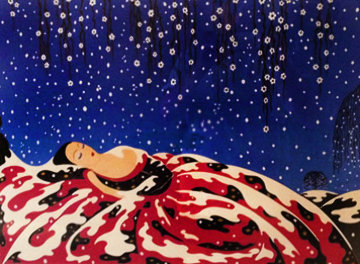 Sleeping Beauty 1983 Limited Edition Print - Erte Sleeping Beauty 1983 Limited Edition Print - Erte
